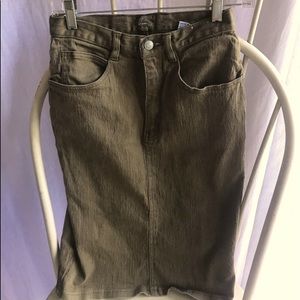 Vintage pencil denim skirt jordache